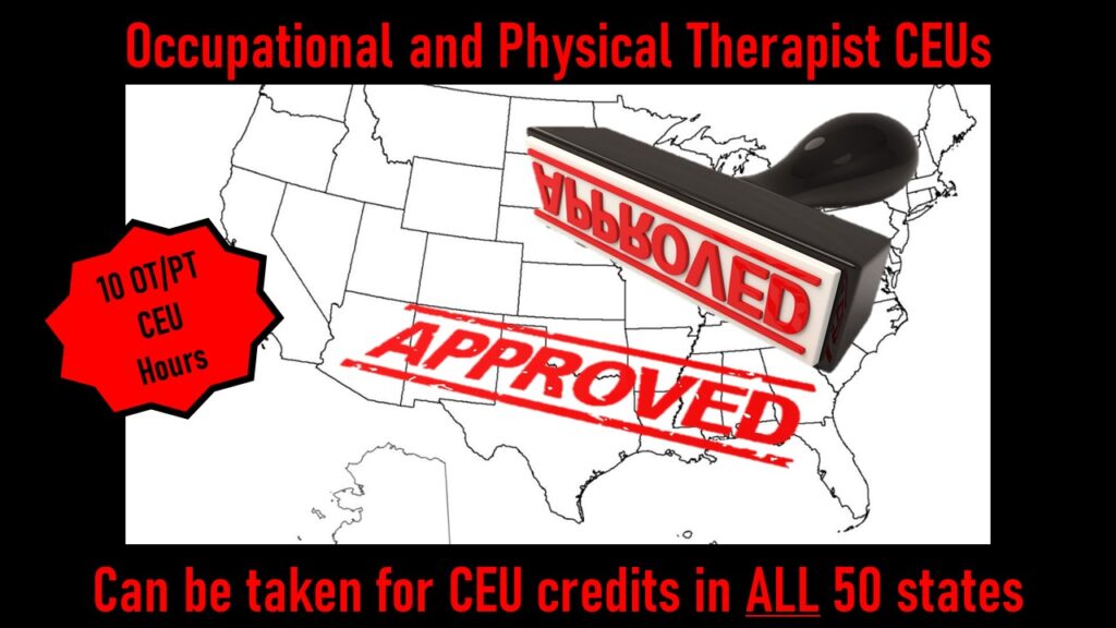 Occupational Therapist and Physical Therapist CEUs – CODE-CCDE